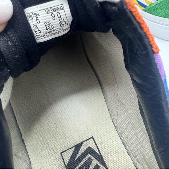 Vans Classic Old Skool Statement "OFF THE WALL Mens 7.5 Womens 9 Sneakers - Picture 8 of 9